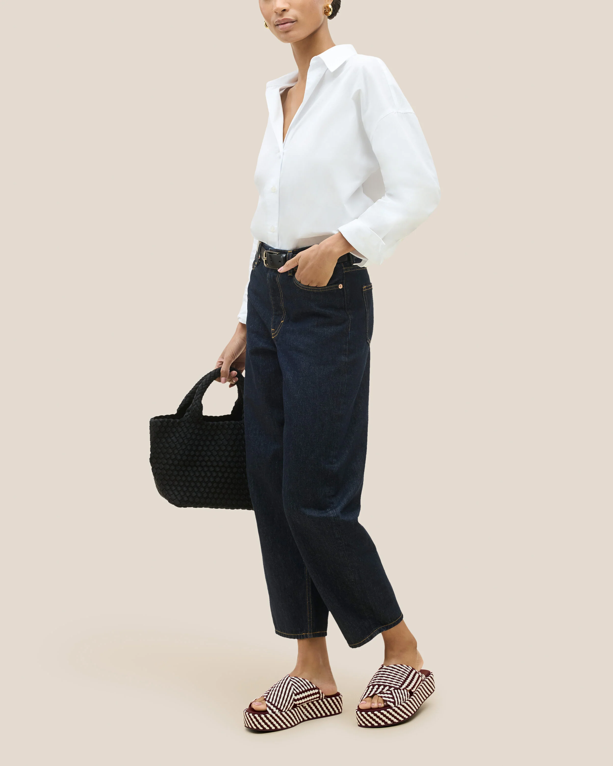 Laguna Platform Striped Geo | Roma - Image 6