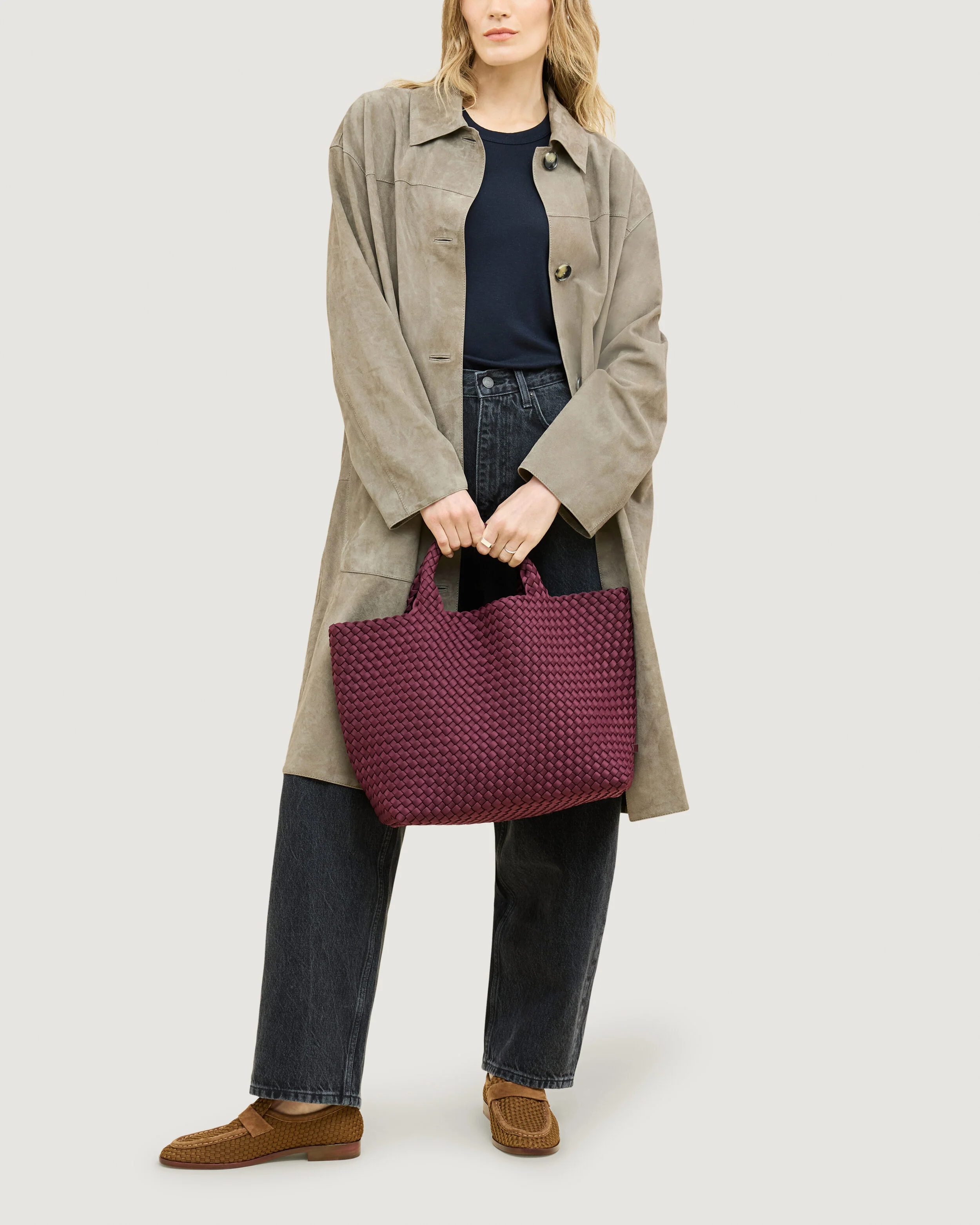 St. Barths Medium Tote | Bordeaux - Image 5