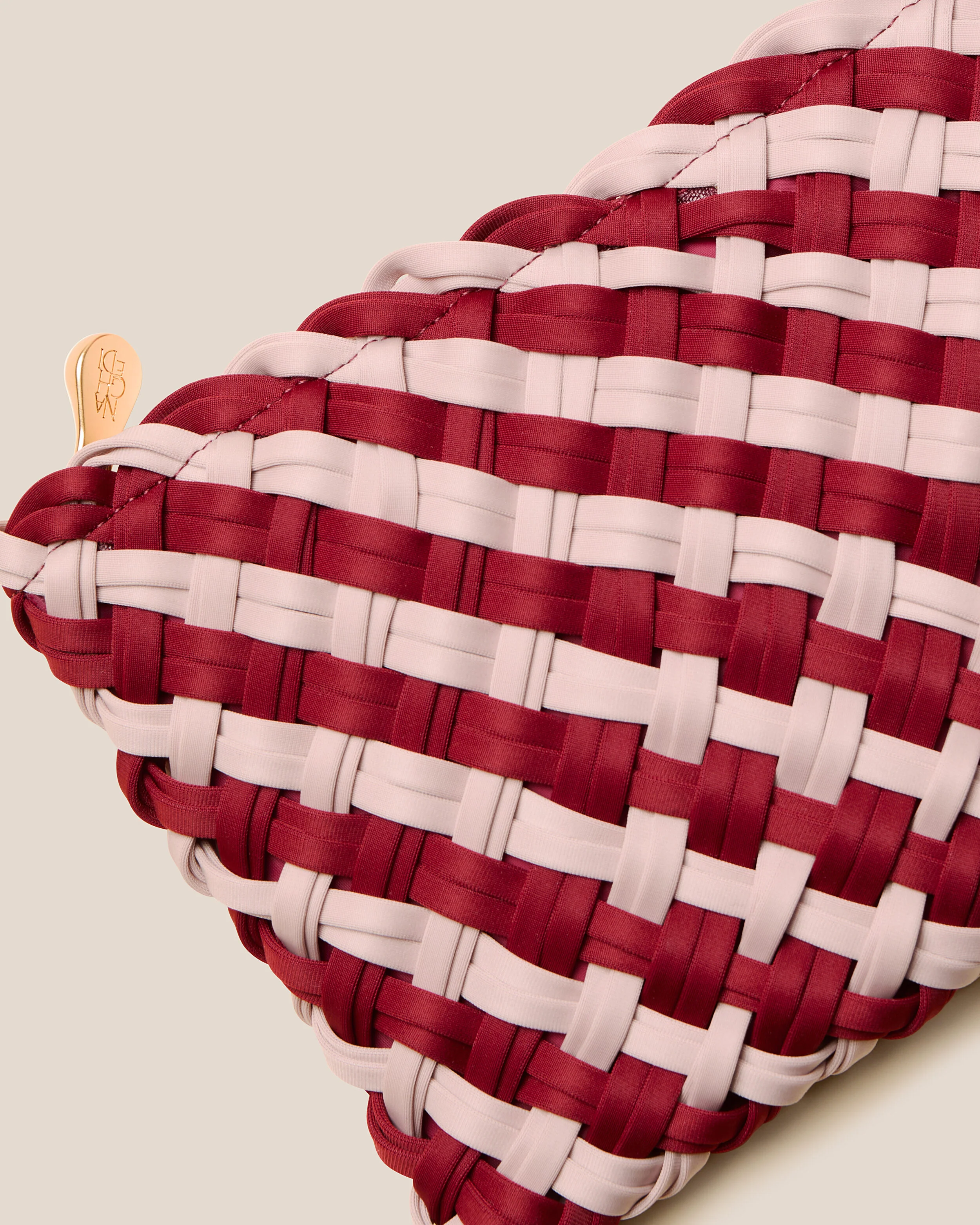 St. Barths Medium Tote Double Weave | Lychee - Image 3