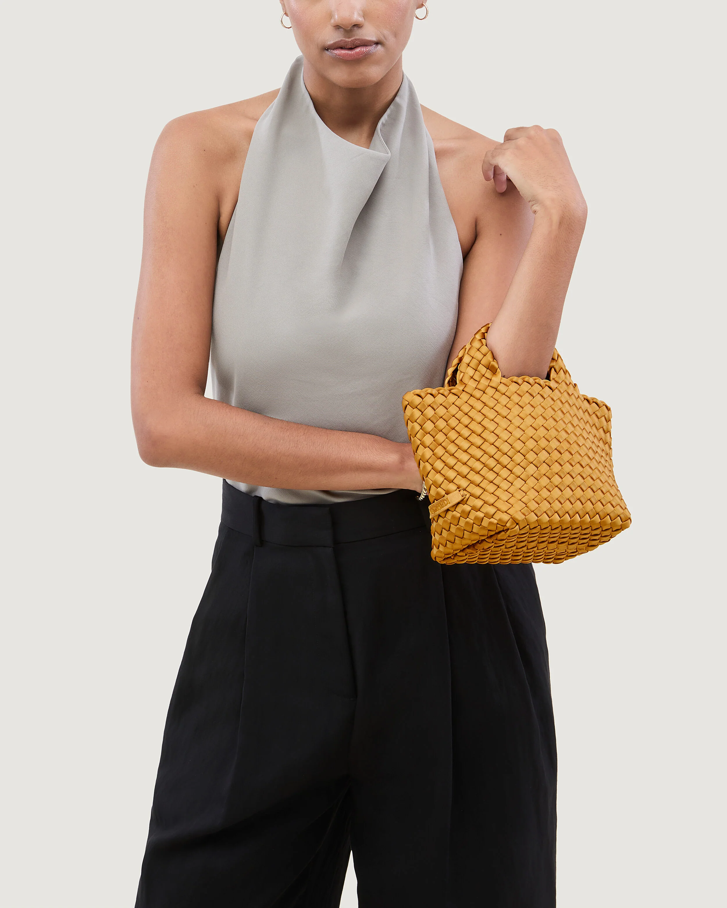 St. Barths Petit Tote Satin | Ore - Image 5