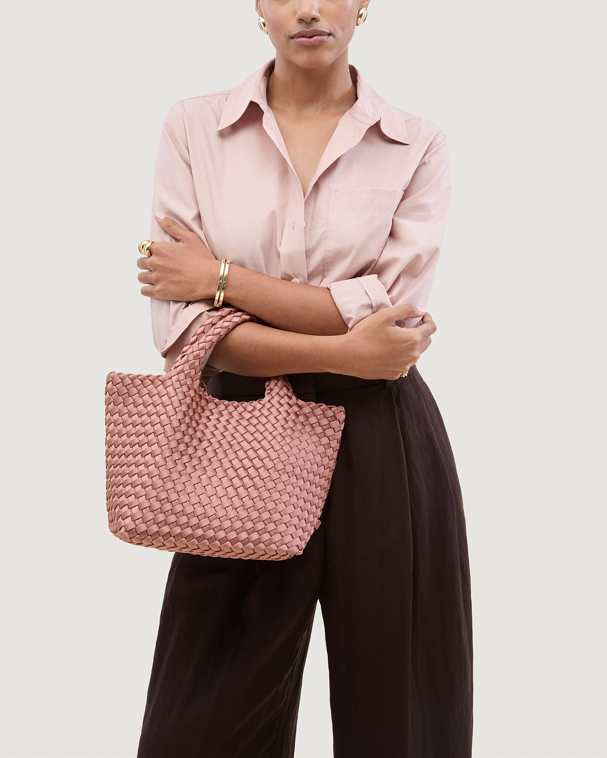 St. Barths Small Tote Satin | Daphne - Image 5