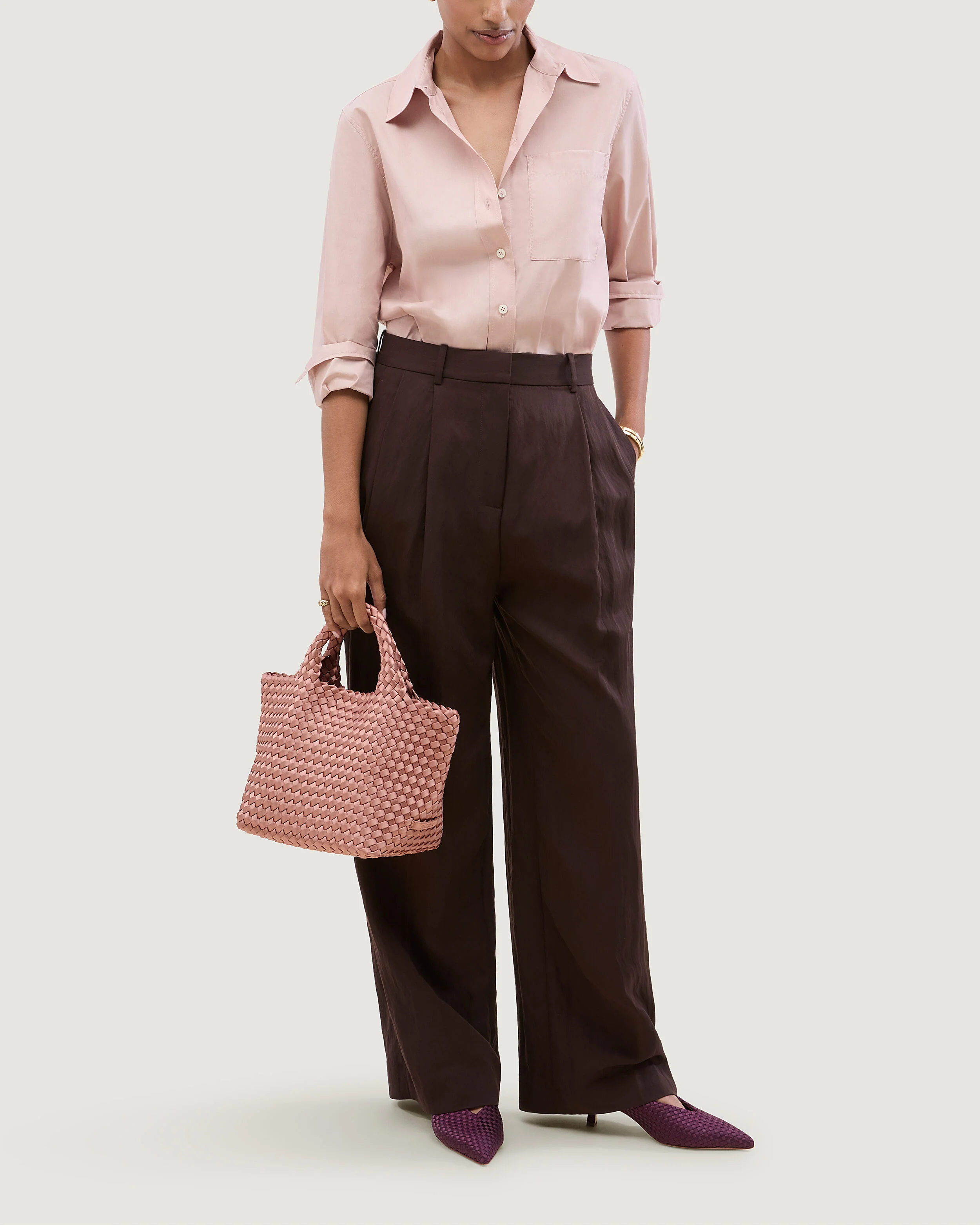 St. Barths Small Tote Satin | Daphne - Image 6